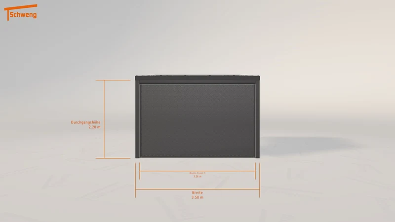 #DE Schweng Terrassenüberdachung S350 (ID pbdy97)
