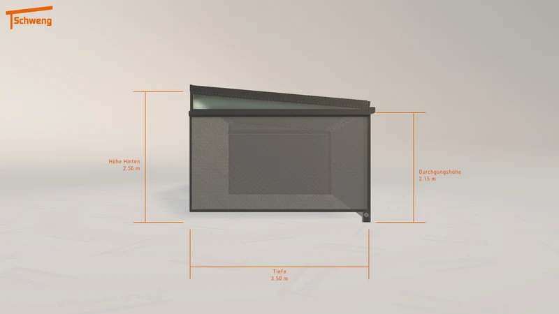 #DE Schweng Terrassenüberdachung S350 (ID jjnvpn)