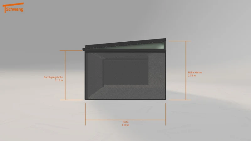 #DE Schweng Terrassenüberdachung S350 (ID jjnvpn)