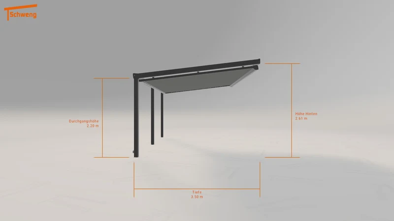 #DE Schweng Terrassenüberdachung S400 (ID 5mdb8r)