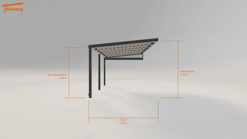 #DE Schweng Terrassenüberdachung S350 (ID x73yj8)