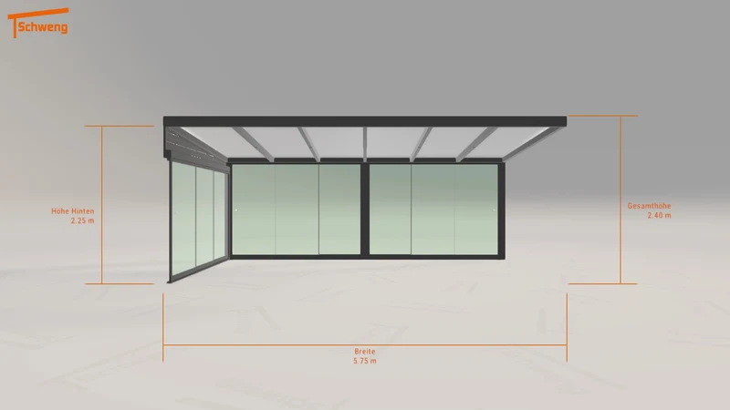 #DE Schweng Terrassenüberdachung S400 (ID 779rn5)