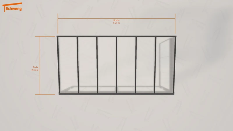 #DE Schweng Terrassenüberdachung S400 (ID 779rn5)