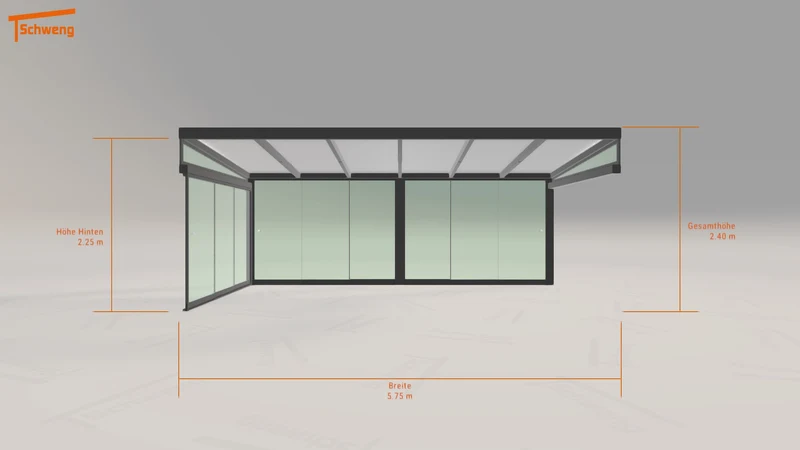#DE Schweng Terrassenüberdachung S400 (ID 2qkpzj)