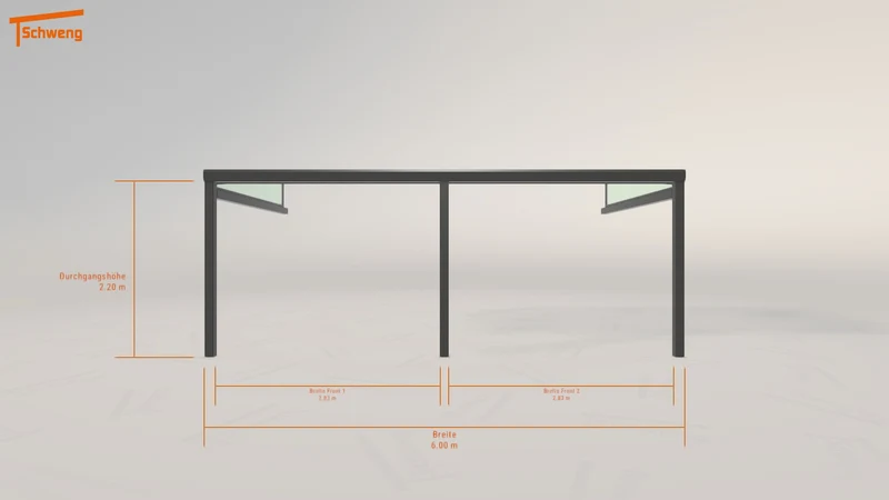 #DE Schweng Terrassenüberdachung S400 (ID 9w599p)