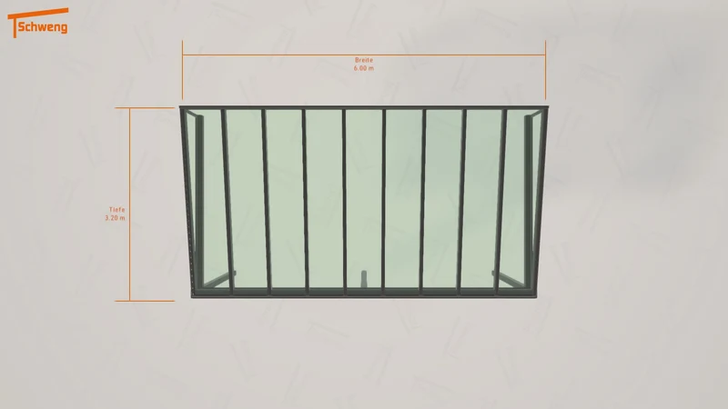 #DE Schweng Terrassenüberdachung S400 (ID 9w599p)