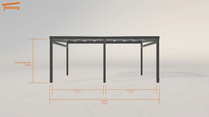 #DE Schweng Terrassenüberdachung S400 (ID x7k7j4)