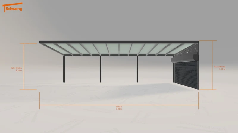 #DE Schweng Pultdachcarport S400 (ID ygkgv3) #MTG