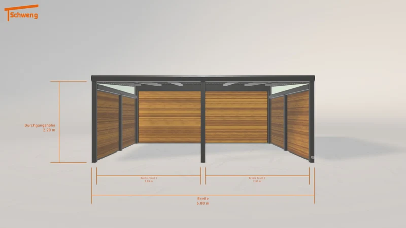 #DE Schweng Pultdachcarport S400 (ID zb478w)