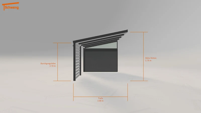 #DE Schweng Terrassenüberdachung S350 (ID qdnkbp)