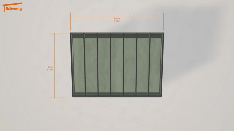 #DE Schweng Terrassenüberdachung S400 (ID 2qgnz9)