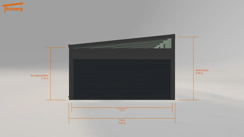 #DE Schweng Pultdachcarport S400 (ID 33g4m9)