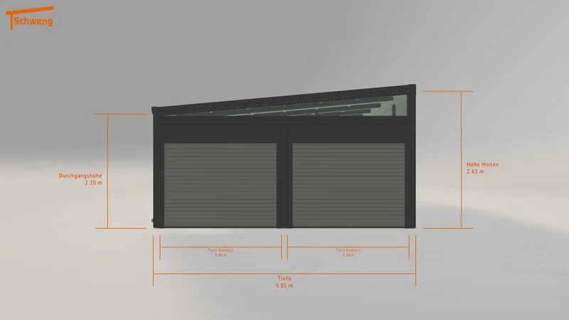 #DE Schweng Pultdachcarport S400 (ID n532rb) #MTG