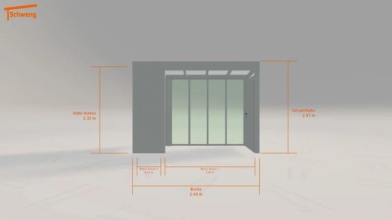 #AT Schweng Terrassenüberdachung S350 (ID 9w5b38)