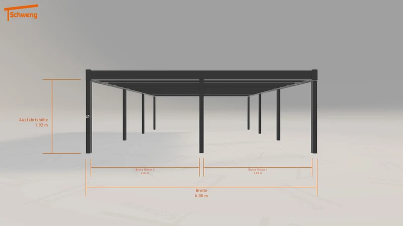 #DE Schweng Flachdachcarport C600 (ID n5njgy) #MTG
