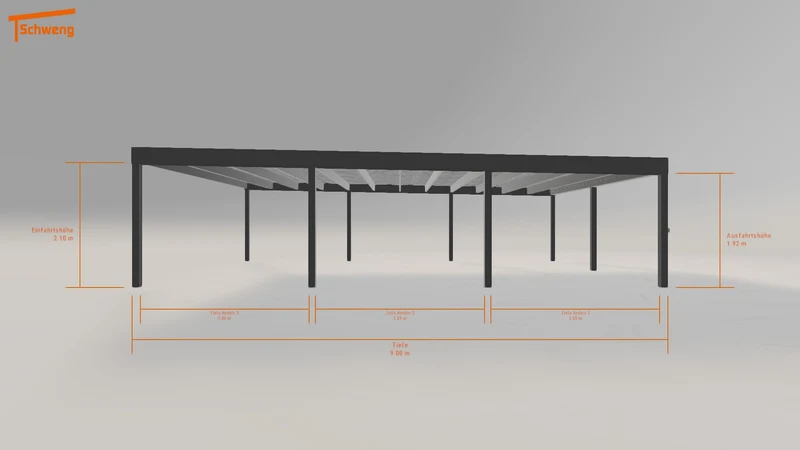 #DE Schweng Flachdachcarport C600 (ID n5njgy) #MTG