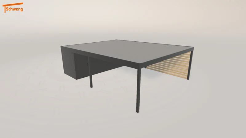#DE Schweng Flachdachcarport C600 (ID mjq8jz) #MTG