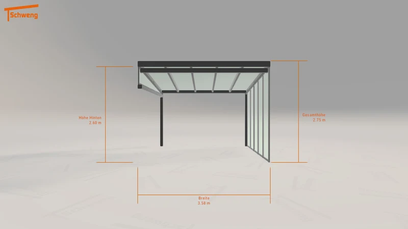 #DE Schweng Terrassenüberdachung S350 (ID g7byp4)