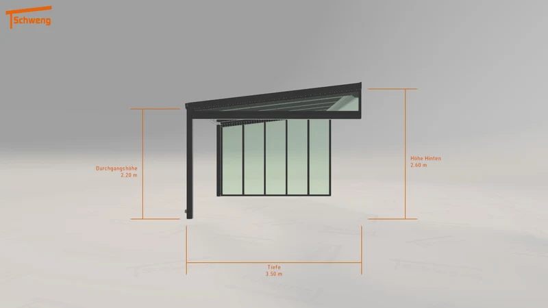 #DE Schweng Terrassenüberdachung S350 (ID g7byp4)