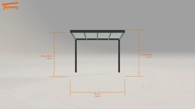 #DE Schweng Terrassenüberdachung S350 (ID zbkmxw)