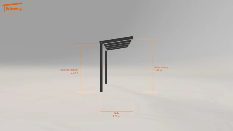 #DE Schweng Terrassenüberdachung S350 (ID zbkmxw)