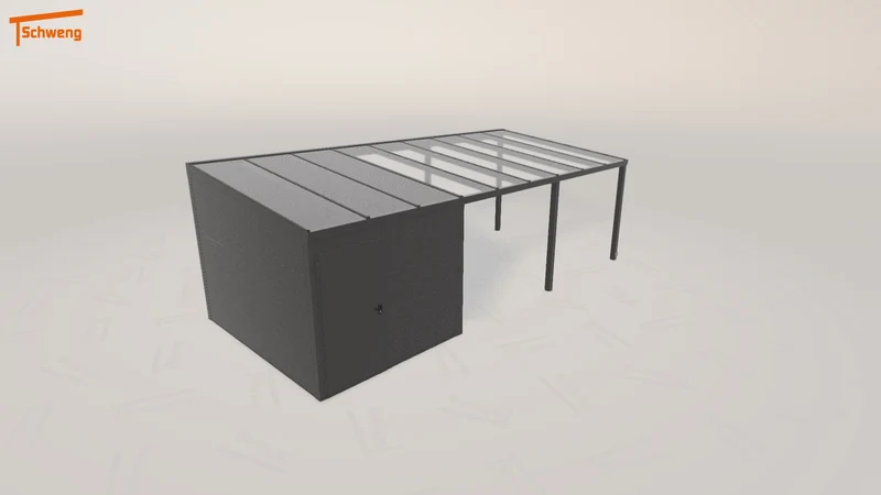 #DE Schweng Pultdachcarport S350 (ID qd3ggg)