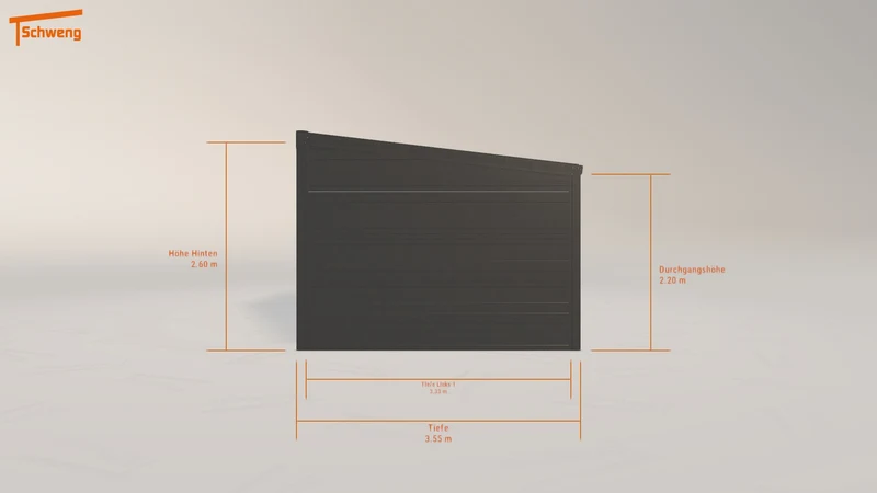 #DE Schweng Pultdachcarport S350 (ID qd3ggg)