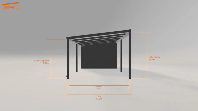#DE Schweng Pultdachcarport S350 (ID qd3ggg)