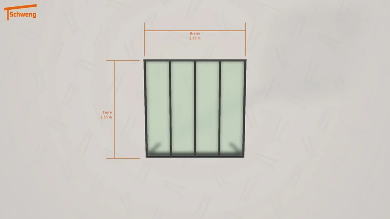 #DE Schweng Terrassenüberdachung S350 (ID 9w5mm3)