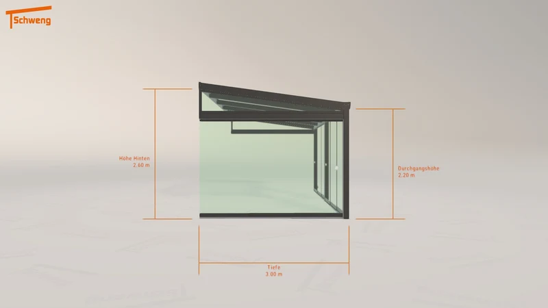 #DE Schweng Terrassenüberdachung S400 (ID v4p83n)