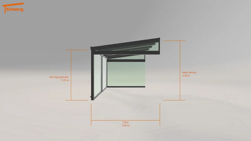 #DE Schweng Terrassenüberdachung S400 (ID v4p83n)