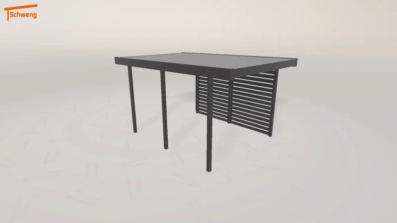#DE Schweng Flachdachcarport C600+ (ID mjqz8r) #MTG