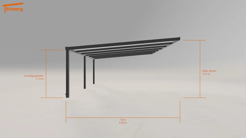 #DE Schweng Terrassenüberdachung S400 (ID pbdr5z)