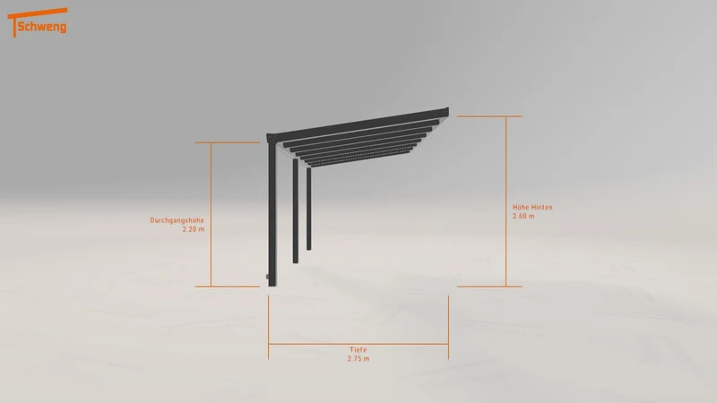 #DE Schweng Terrassenüberdachung S400 (ID jjnbm8)