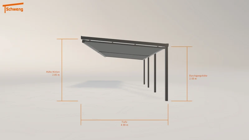 #AT Schweng Terrassenüberdachung S400 (ID x732z9)