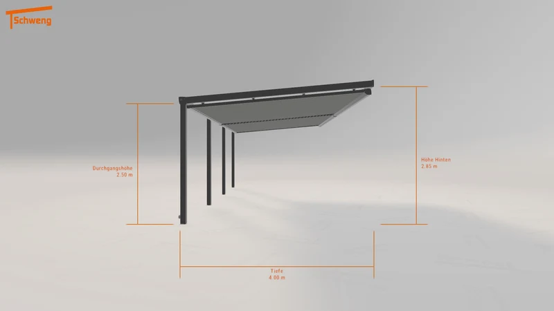 #AT Schweng Terrassenüberdachung S400 (ID x732z9)