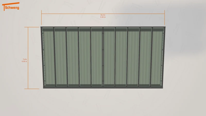 #AT Schweng Terrassenüberdachung S400 (ID x732z9)