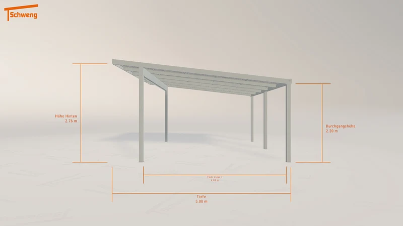 #AT Schweng Pultdachcarport S400 (ID 85y4nx) #MTG