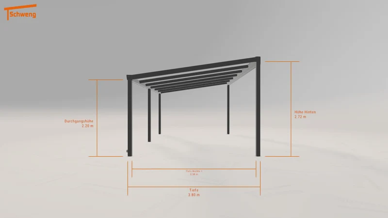 #DE Schweng Terrassenüberdachung S400 (ID 2qkpm7)