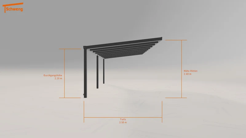 #DE Schweng Terrassenüberdachung S400 (ID k2gz5y)