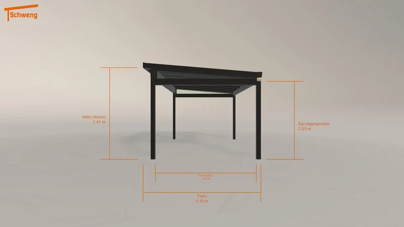 #DE Schweng Terrassenüberdachung S400 (ID 33kb5w)