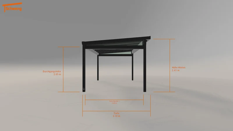 #DE Schweng Terrassenüberdachung S400 (ID 33kb5w)
