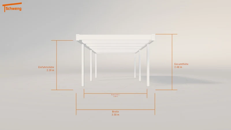 #DE Schweng Flachdachcarport C600 (ID jjny8b)