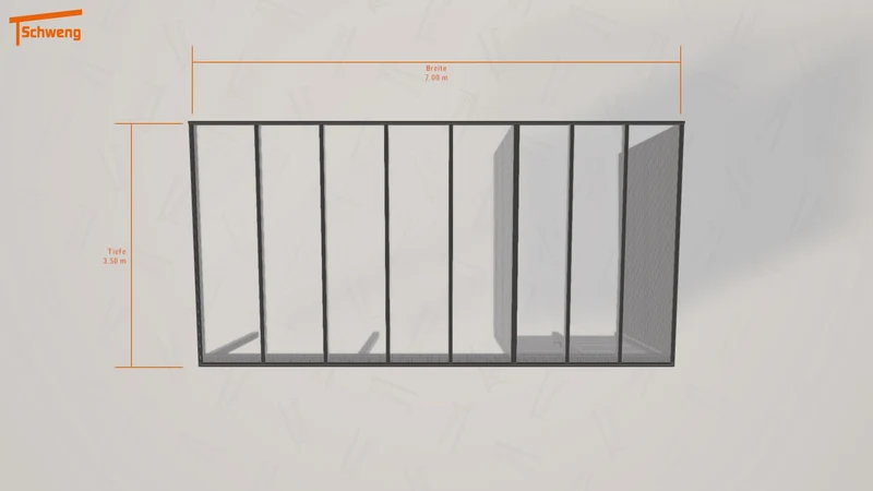 #DE Schweng Pultdachcarport S350 (ID jjnyrm) #MTG