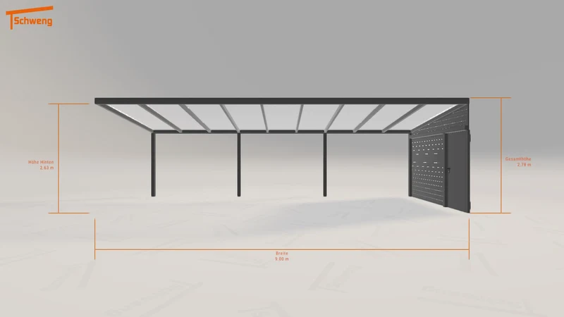 #DE Schweng Pultdachcarport S400 (ID qd3dvy) #MTG