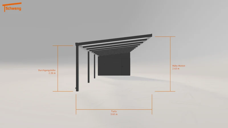 #DE Schweng Pultdachcarport S400 (ID qd3dvy) #MTG