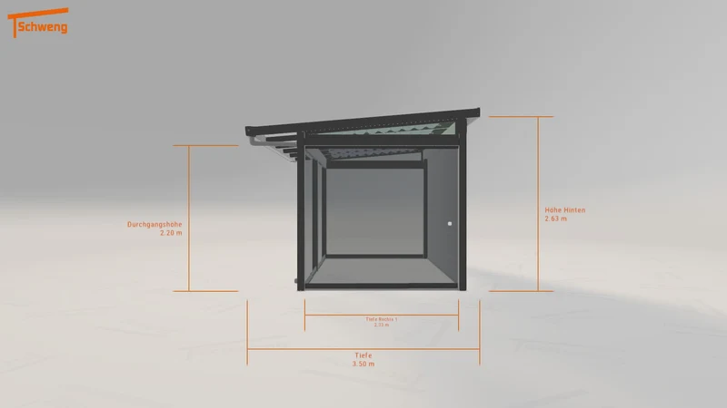 #DE Schweng Terrassenüberdachung S400 (ID 2qgqbg)