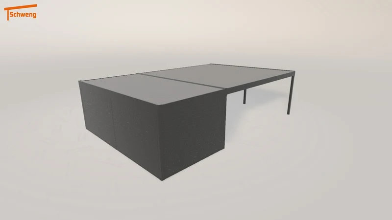 #DE Schweng Flachdachcarport C600+ (ID 42knr2) #MTG