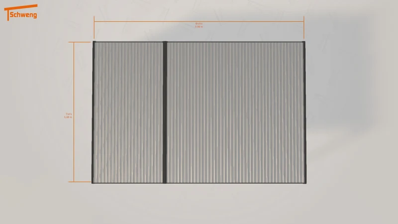 #DE Schweng Flachdachcarport C600+ (ID 42knr2) #MTG