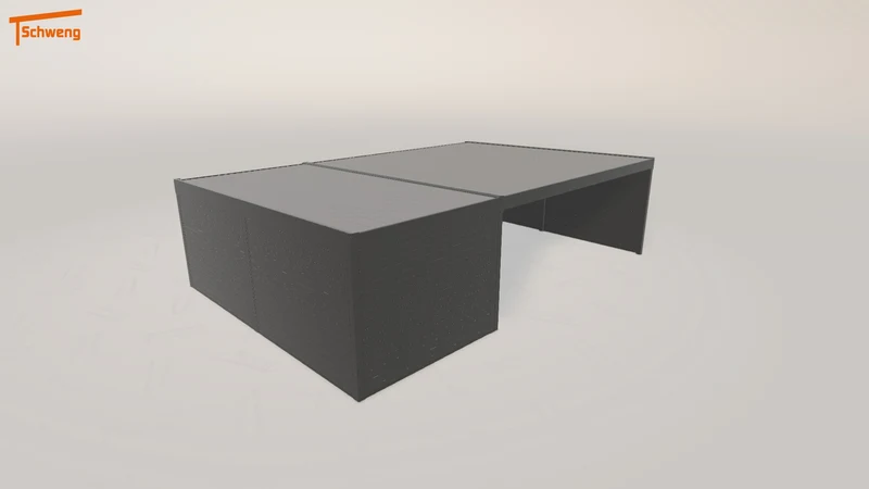 #DE Schweng Flachdachcarport C600+ (ID k2gz2z) #MTG